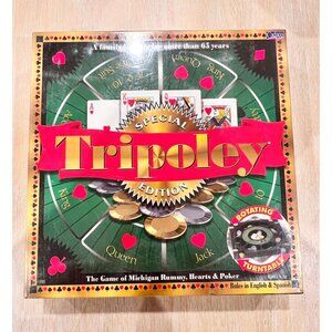 Tripoley Special Edition w/ Rotating Turntable Playing Tray 2000 Michigan Rummy